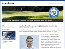 Tablet Screenshot of pga.is