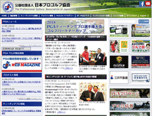 Tablet Screenshot of pga.or.jp