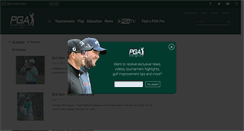 Desktop Screenshot of live.pga.org.au